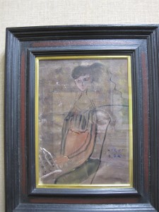 織田廣喜【新聞を売る少女】